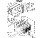 Kenmore 1067782192 cabinet parts diagram