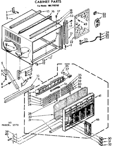 Cabinet parts