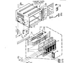 Kenmore 1067782193 cabinet parts diagram