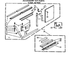 Kenmore 1067782193 accessory kit parts diagram