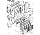 Kenmore 1067782990 cabinet parts diagram