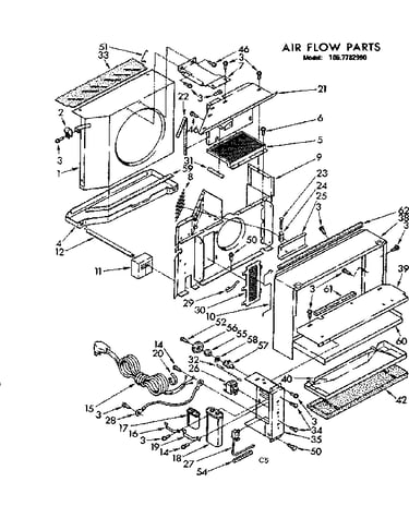 Air flow parts