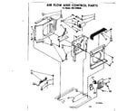 Kenmore 1067790540 air flow and control parts diagram