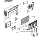 Kenmore 1067790560 cabinet parts diagram