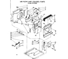 Kenmore 1067790580 air flow and control parts diagram