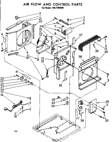 Air flow and control parts