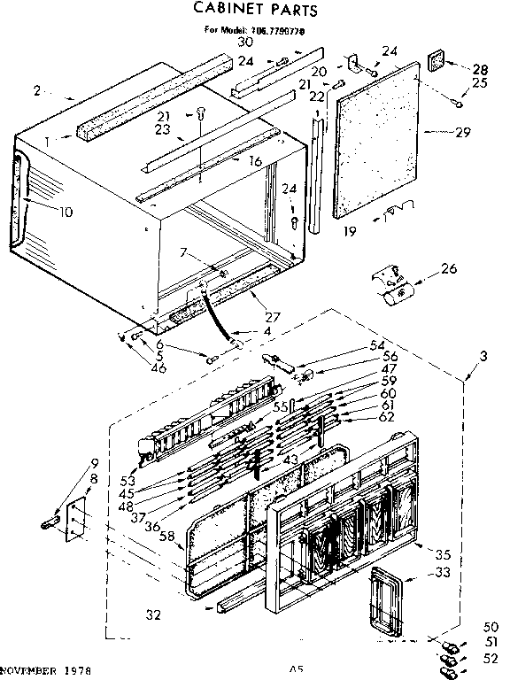 Cabinet parts
