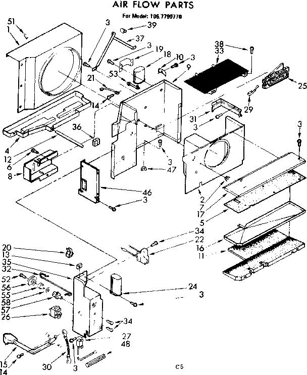 Air flow parts