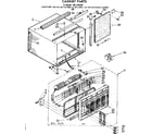 Kenmore 1067791070 cabinet parts diagram