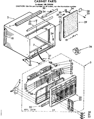 Cabinet parts