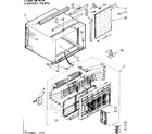 Kenmore 1067791140 cabinet parts diagram