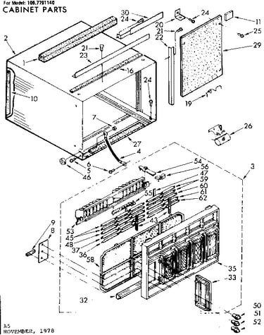 Cabinet parts