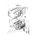 Kenmore 1067791290 cabinet parts diagram
