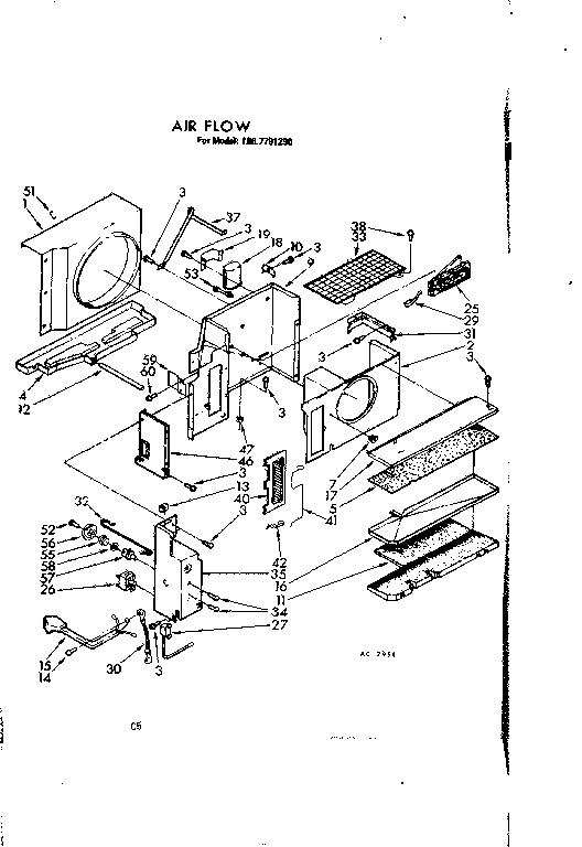 Air flow parts