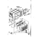 Kenmore 1067791491 cabinet parts diagram