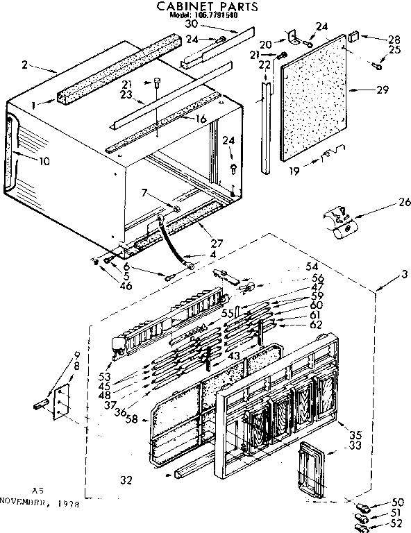 Cabinet parts
