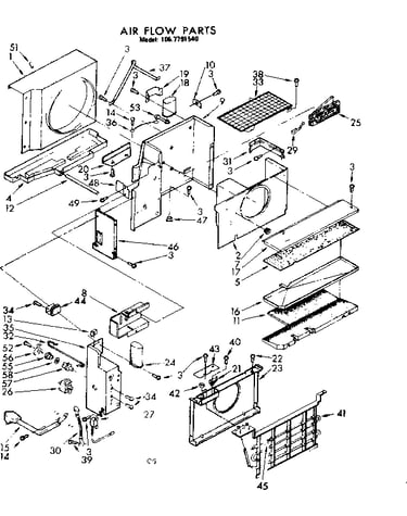 Air flow parts
