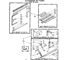 Kenmore 1067791540 accessory kit parts diagram