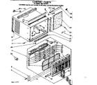 Kenmore 1067791541 cabinet parts diagram