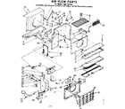 Kenmore 1067791541 air flow parts diagram