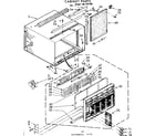 Kenmore 1067791590 cabinet parts diagram
