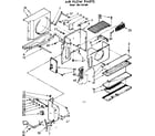 Kenmore 1067791590 air flow parts diagram