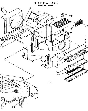 Air flow parts