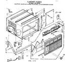 Kenmore 1067791810 cabinet parts diagram