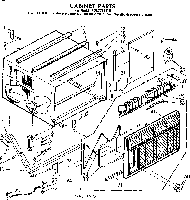 Cabinet parts