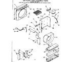 Kenmore 1067791810 air flow and control parts diagram