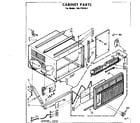 Kenmore 1067791811 cabinet parts diagram