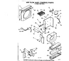 Kenmore 1067791811 air flow and control parts diagram