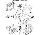 Kenmore 1067791880 air flow and control parts diagram