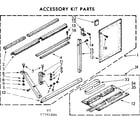 Kenmore 1067791880 accessory kit parts diagram