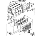 Kenmore 1067791881 cabinet parts diagram