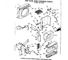 Kenmore 1067791881 air flow and control parts diagram