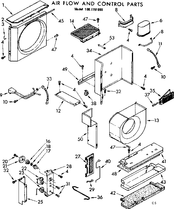 AIR FLOW AND CONTROL PARTS