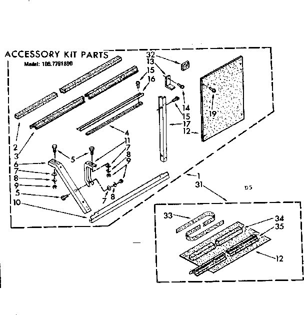 ACCESSORY KIT PARTS