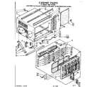 Kenmore 1067791892 cabinet parts diagram