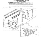 Kenmore 1067792080 accessory kit parts diagram