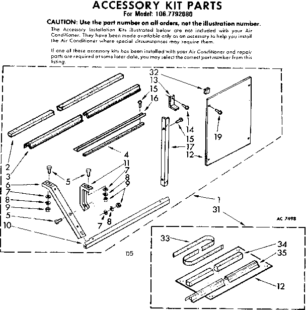 ACCESSORY KIT PARTS