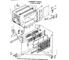 Kenmore 1067792090 cabinet parts diagram