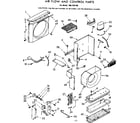 Kenmore 1067792190 air flow and control parts diagram
