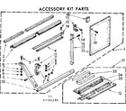 Kenmore 1067792190 accessory kit parts diagram
