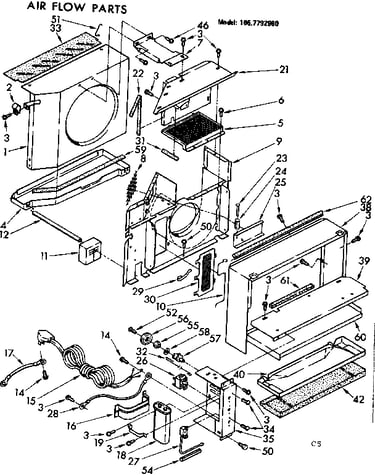 Air flow parts