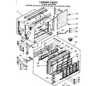 Kenmore 1067792990 cabinet parts diagram