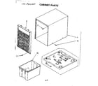 Kenmore 106850120 cabinet parts diagram