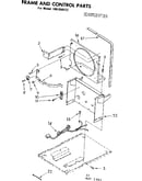 Frame and control parts