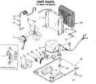 Kenmore 106850122 unit parts diagram