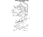 Kenmore 106850124 frame and control parts diagram